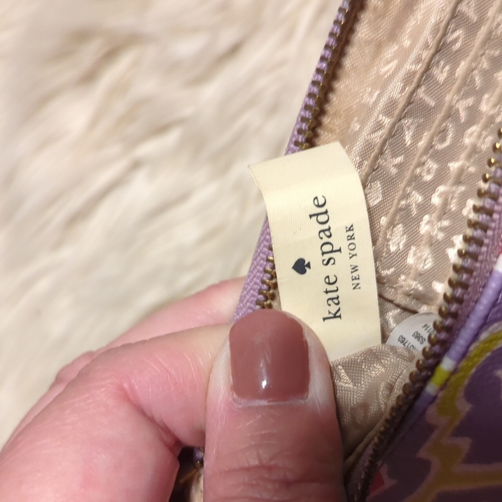 Kate Spade Cabana Tile Linet Multicolor Wristlet Bag - Picture 5 of 5